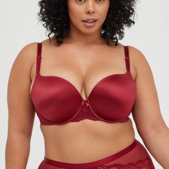 torrid Other - NWT Torrid Perfect T-Shirt Push-Up Bra Biking Red